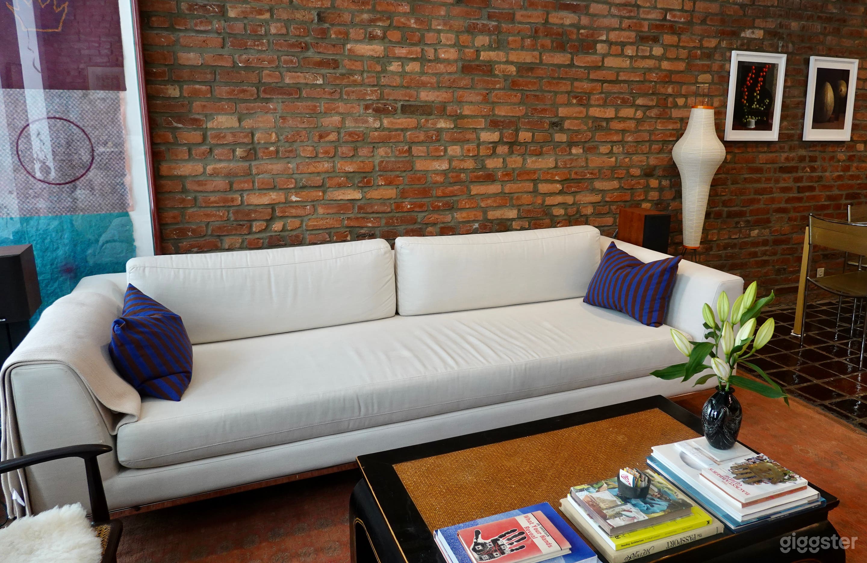 Charming NYC Loft: Exposed Brick, Tile Floors, Fire Place Photo 2