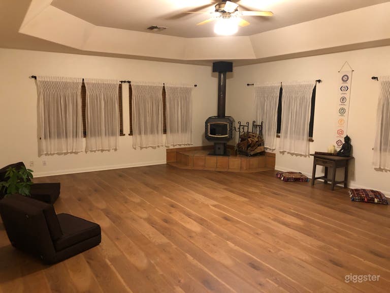  Hang out main room area and meditation space  