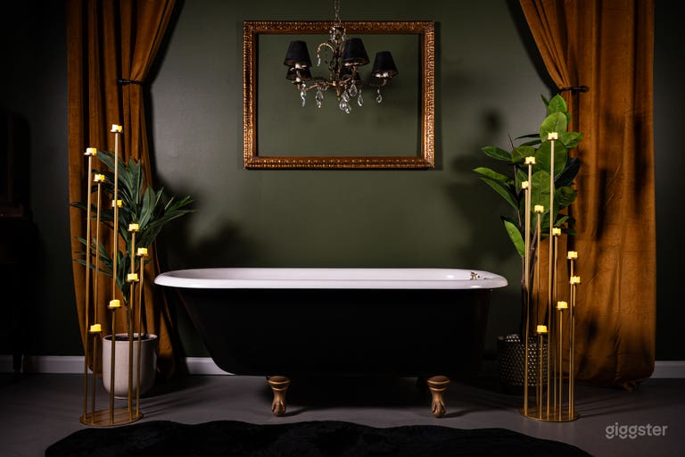  The Vintage Studio | Dark, Moody Luxury Photo Space 