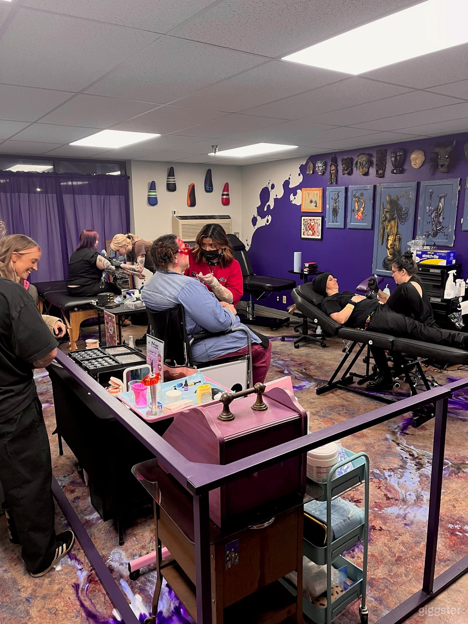 Tattoo studio/procedure room