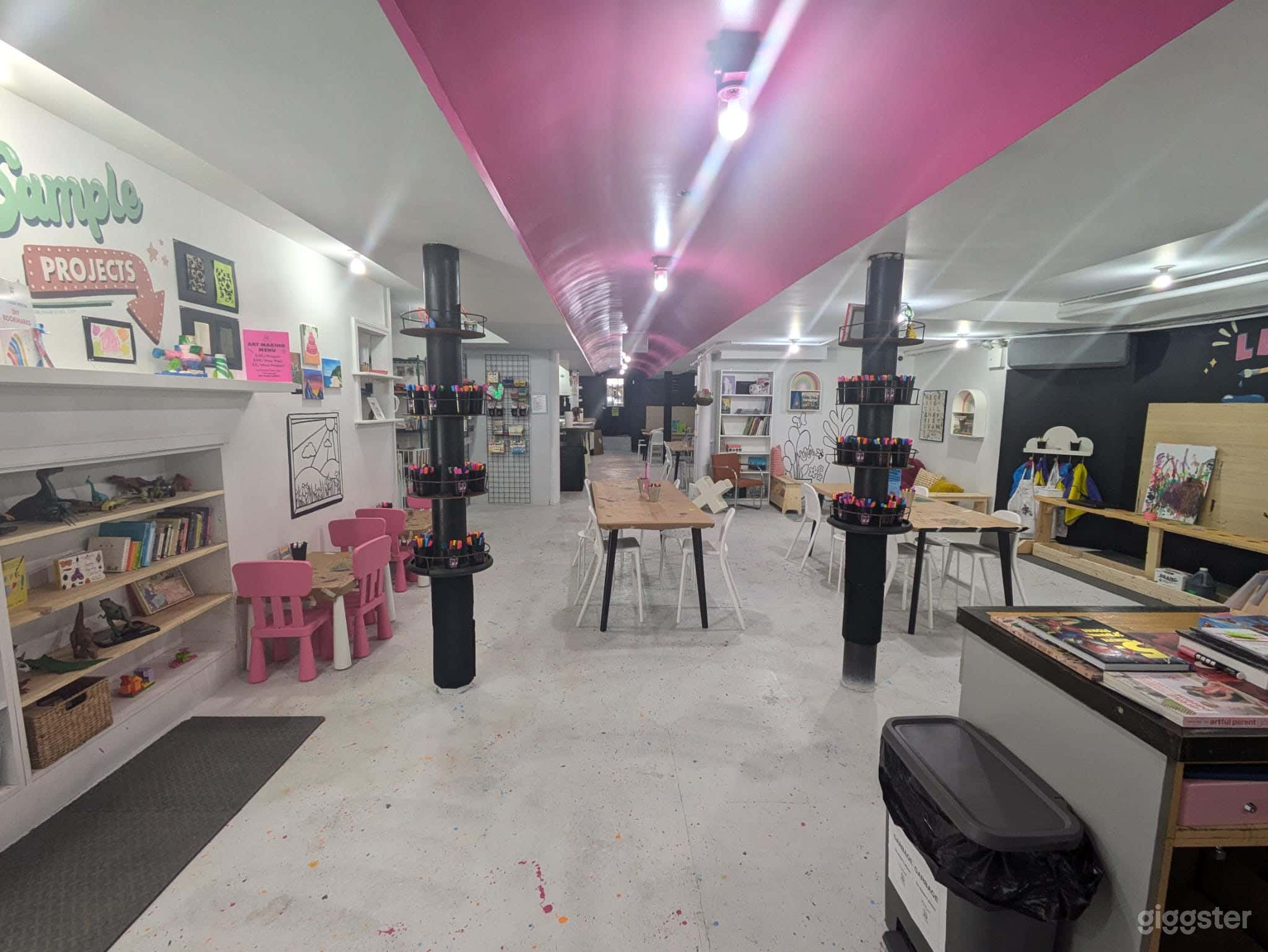 View of our Studio from the front desk.