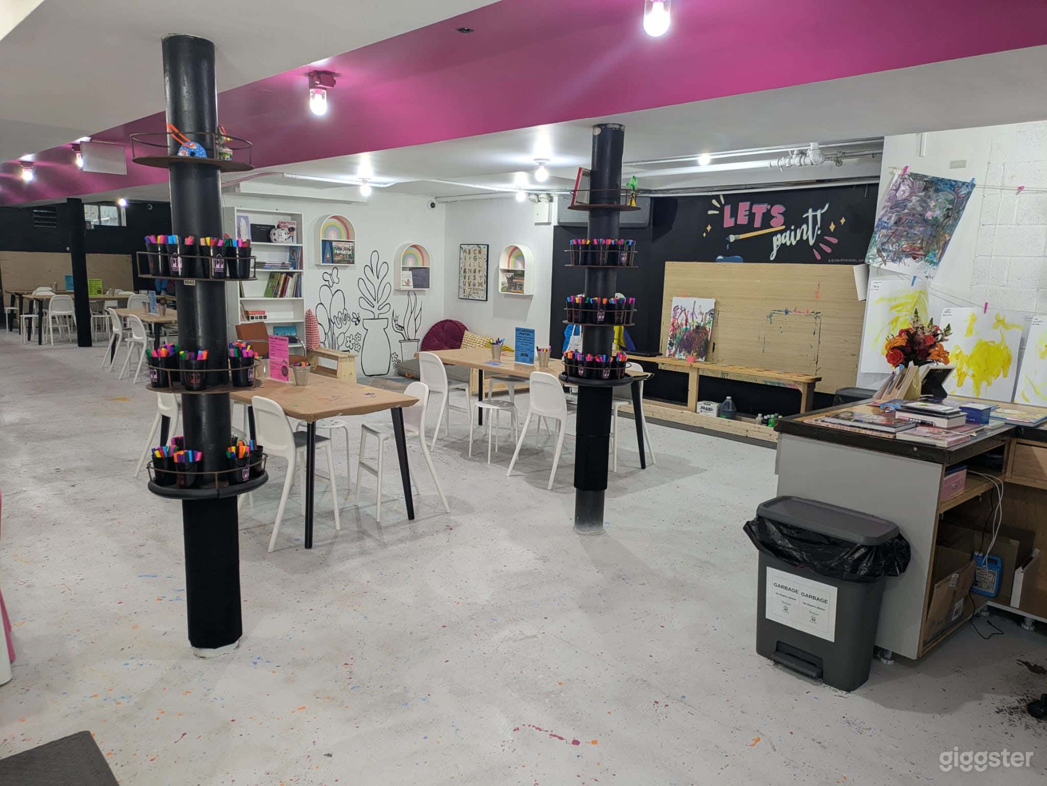 View of our Studio from the front door.