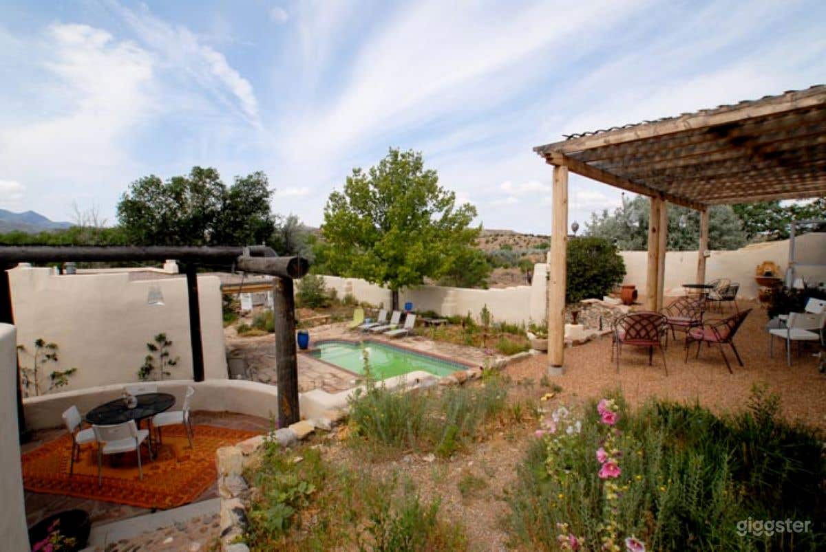 Backyard view from Main House