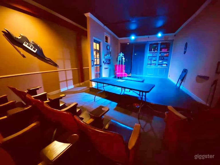  Vintage Style Intimate Theater with Green Room 