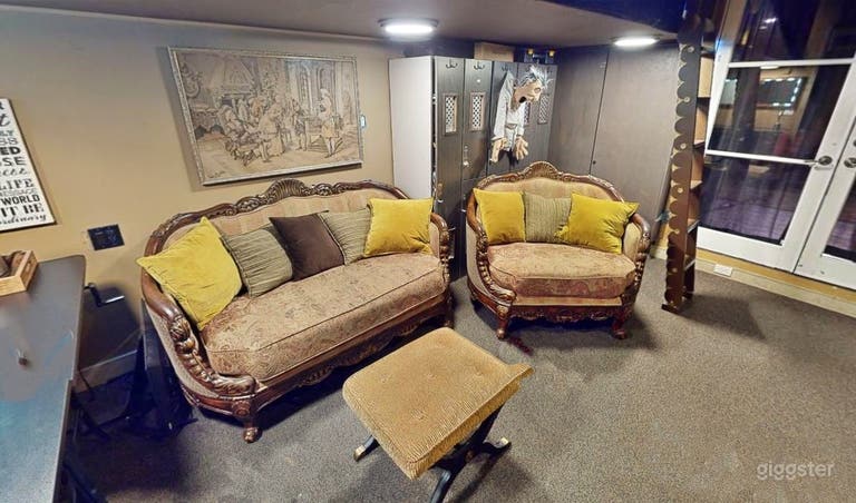  Vintage Style Intimate Theater with Green Room 