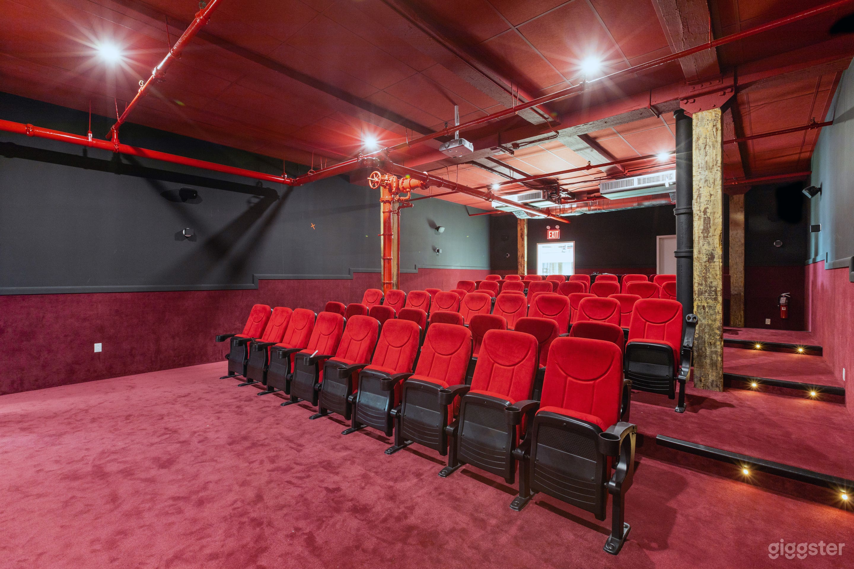 Screening Room with High Res Projector Upon availability at an additional cost 