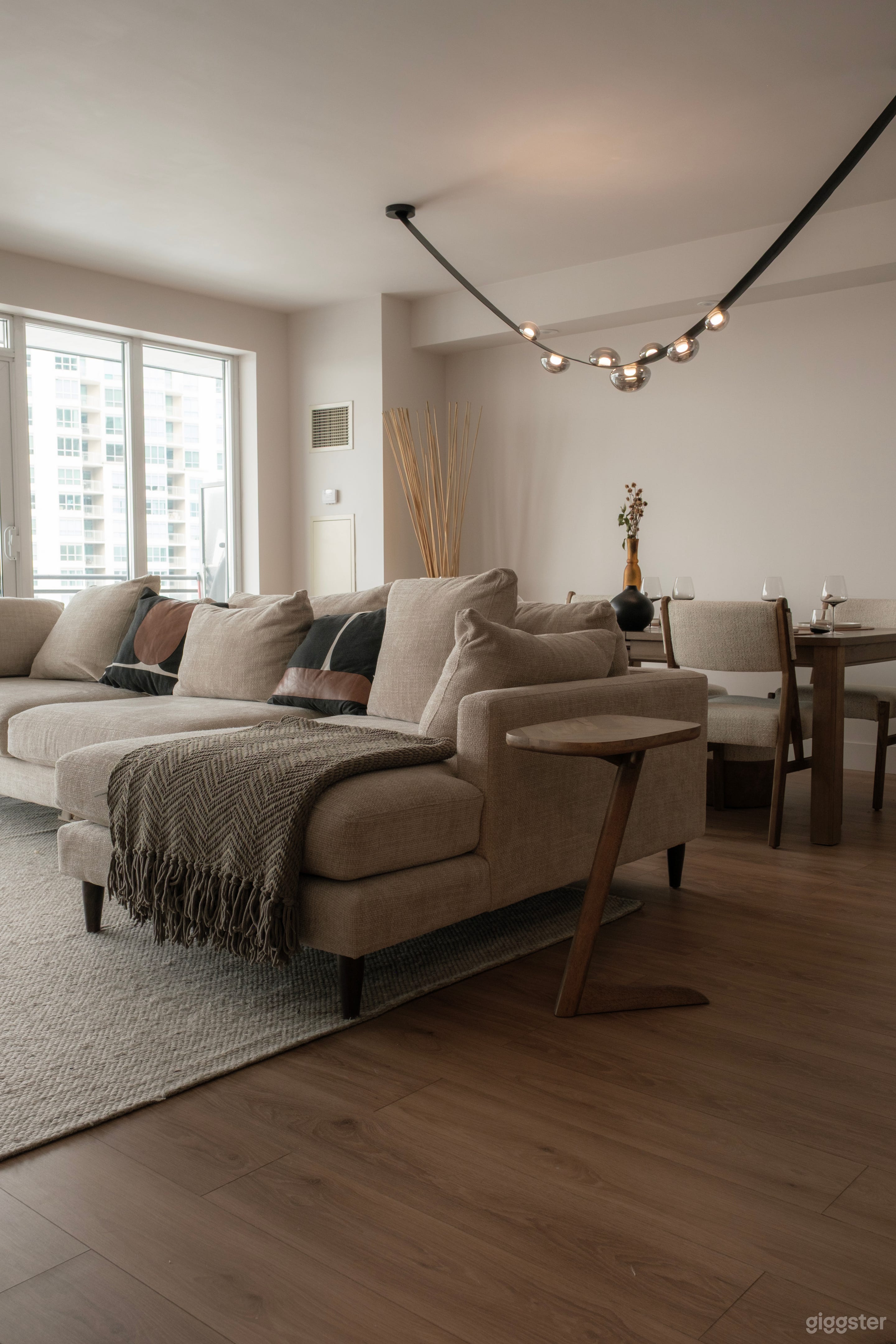 Sunlit 2BR Suite with Smart Home & Minimalist Design Photo 2