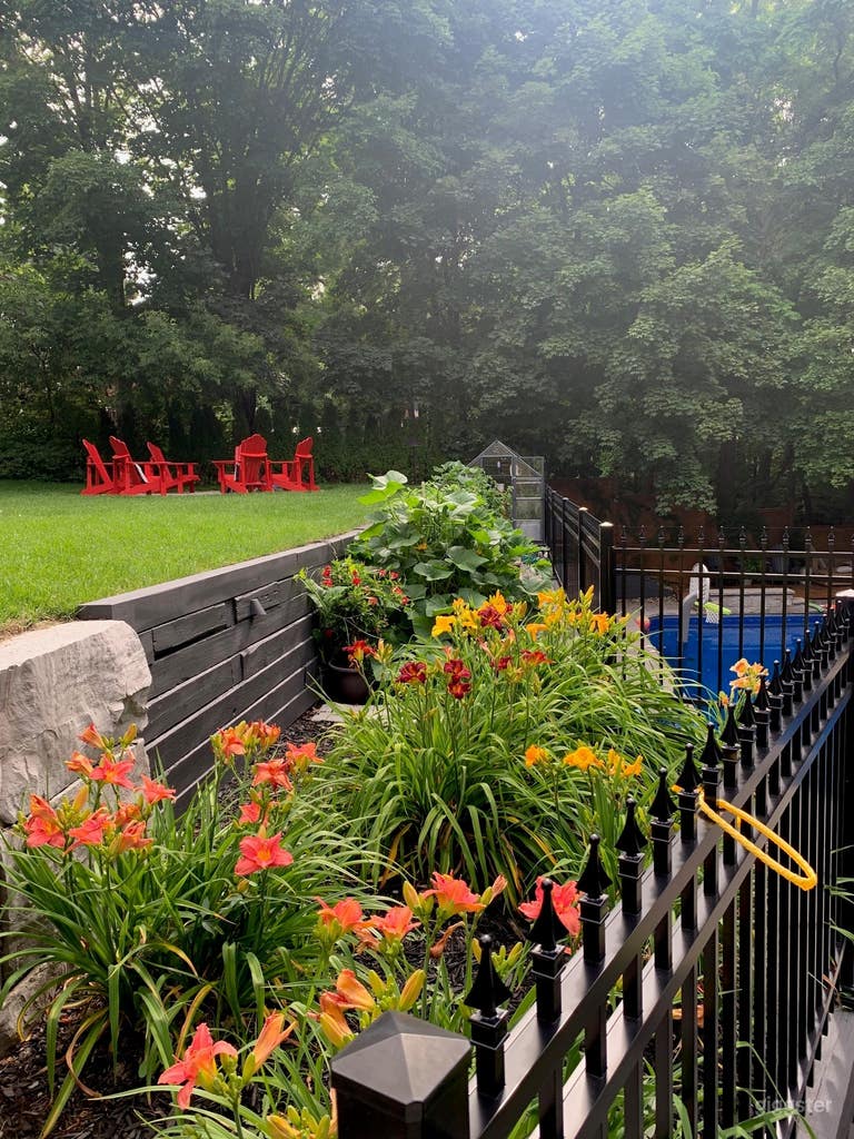  Firepit, Lily Garden and Pool 