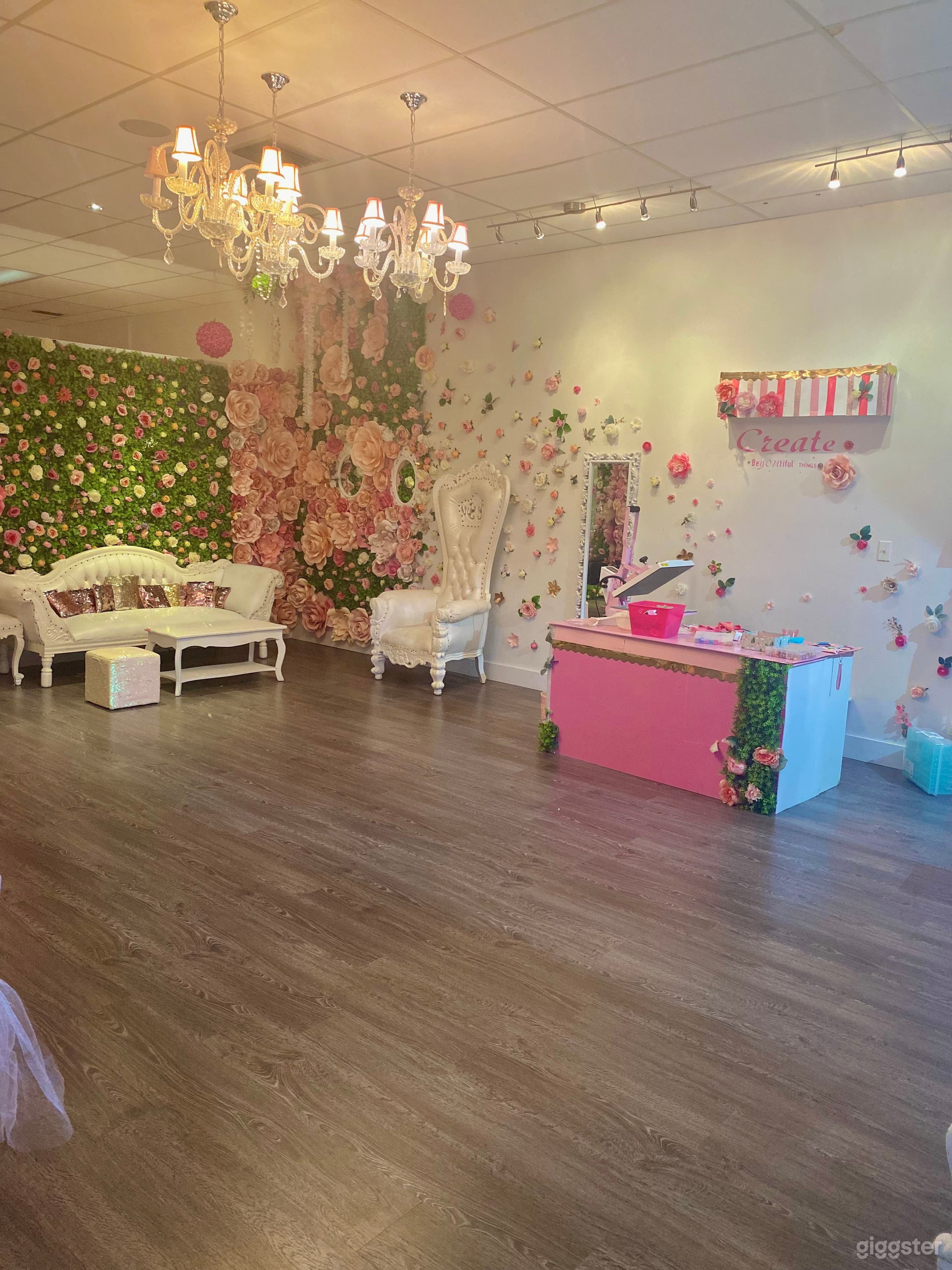 Open floor plan for dancing or activities.