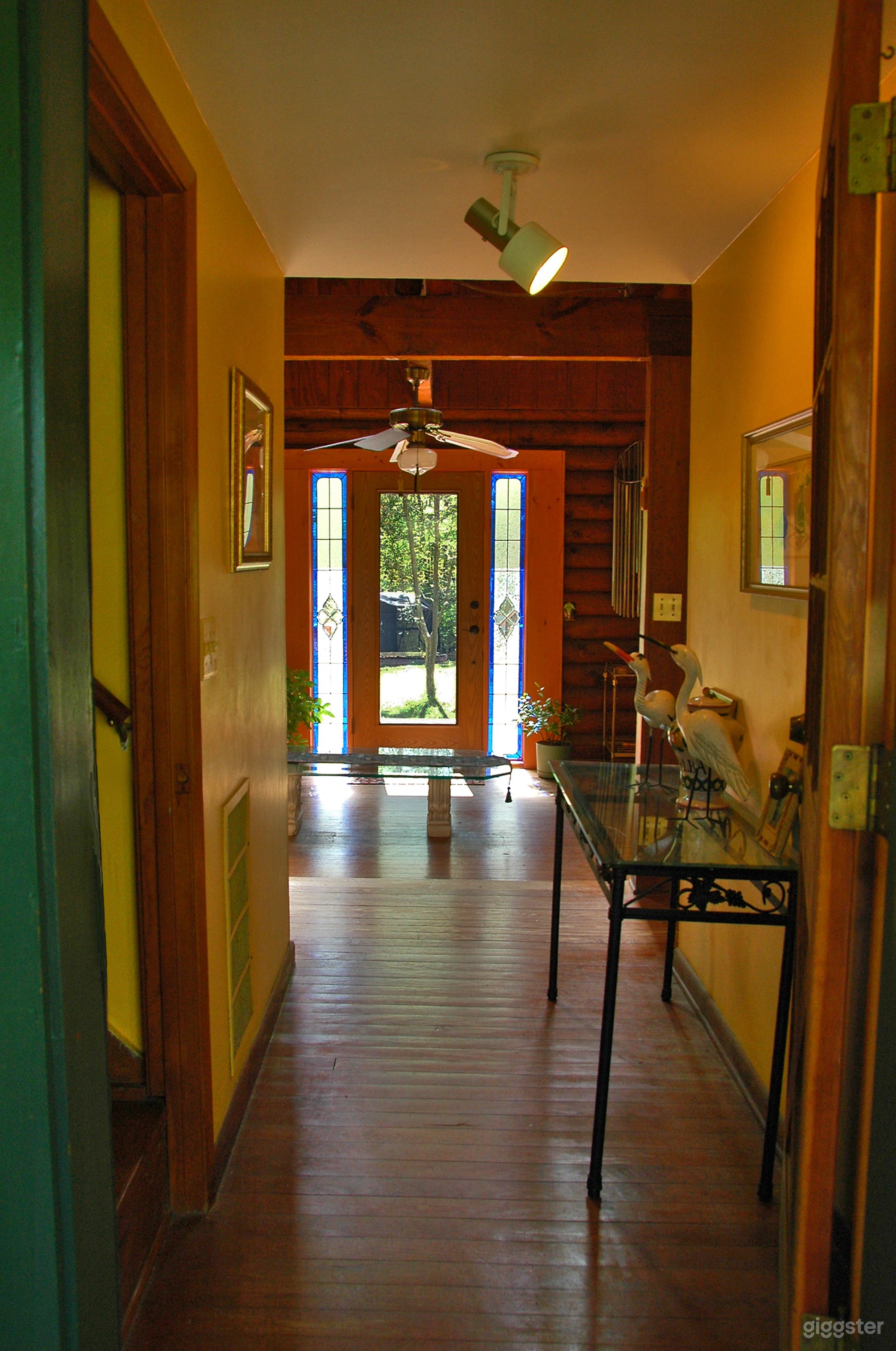 View from back door facing East toward front door