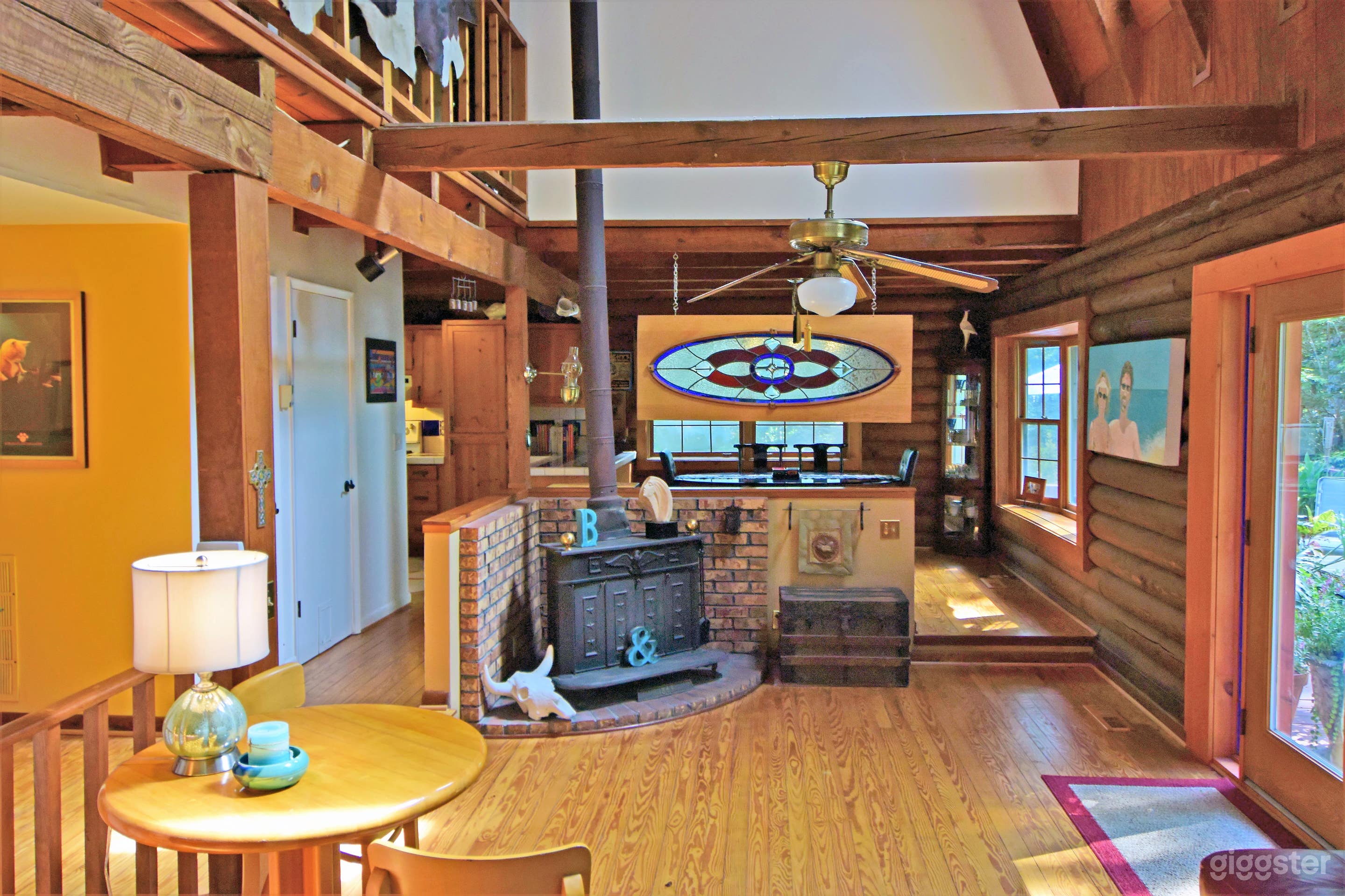 View from LVR through foyer toward DNR