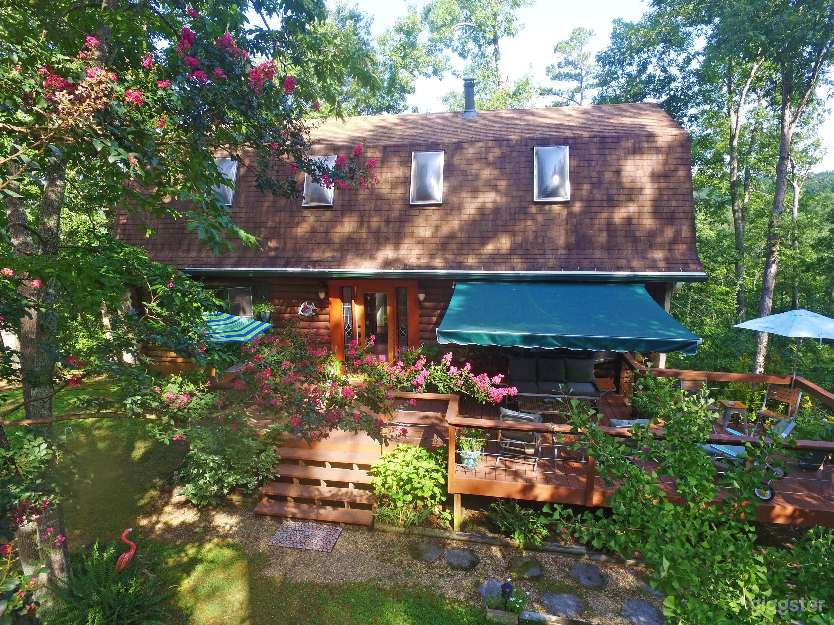 Front of house in Summer