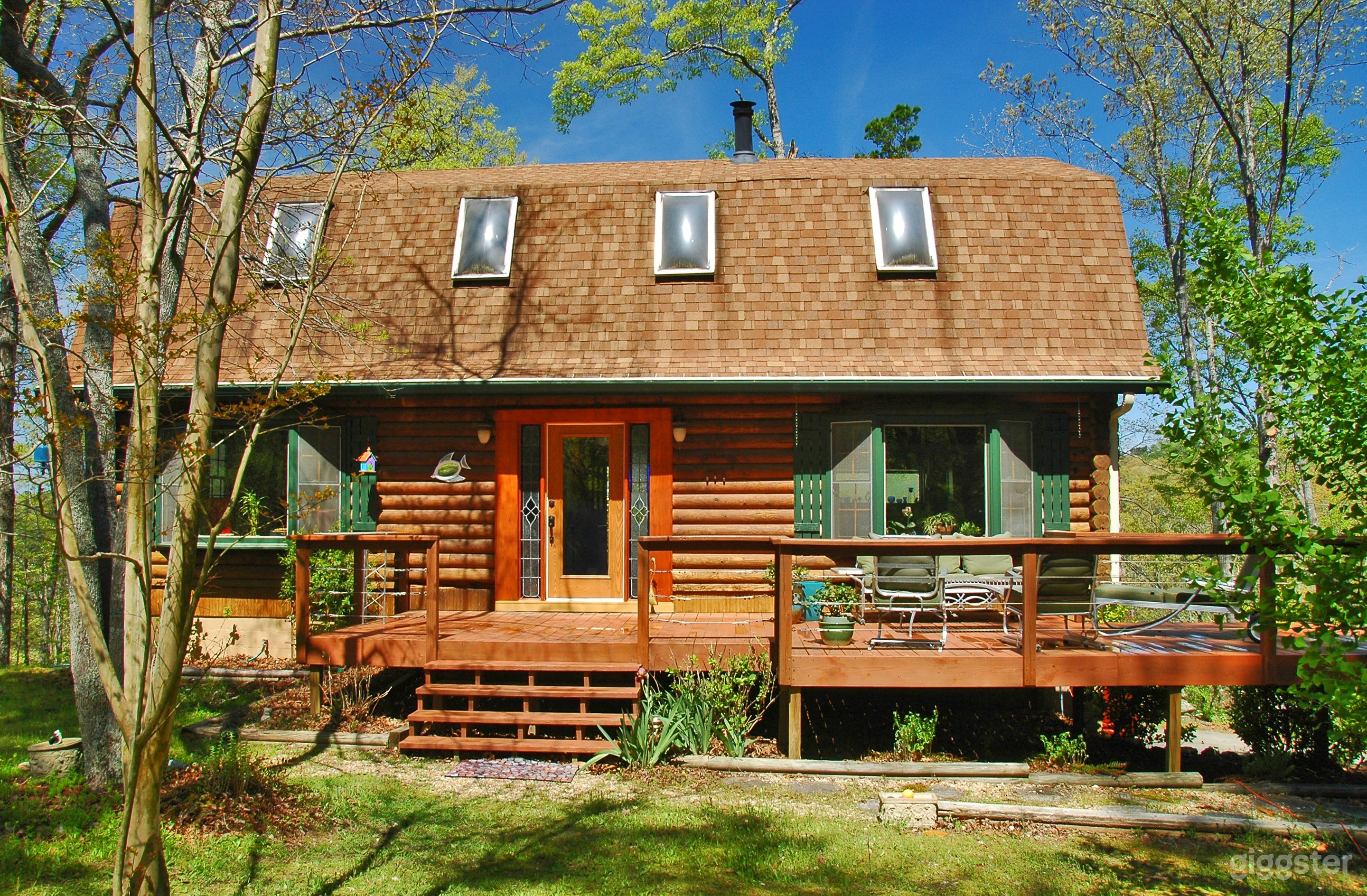 Front of house, March