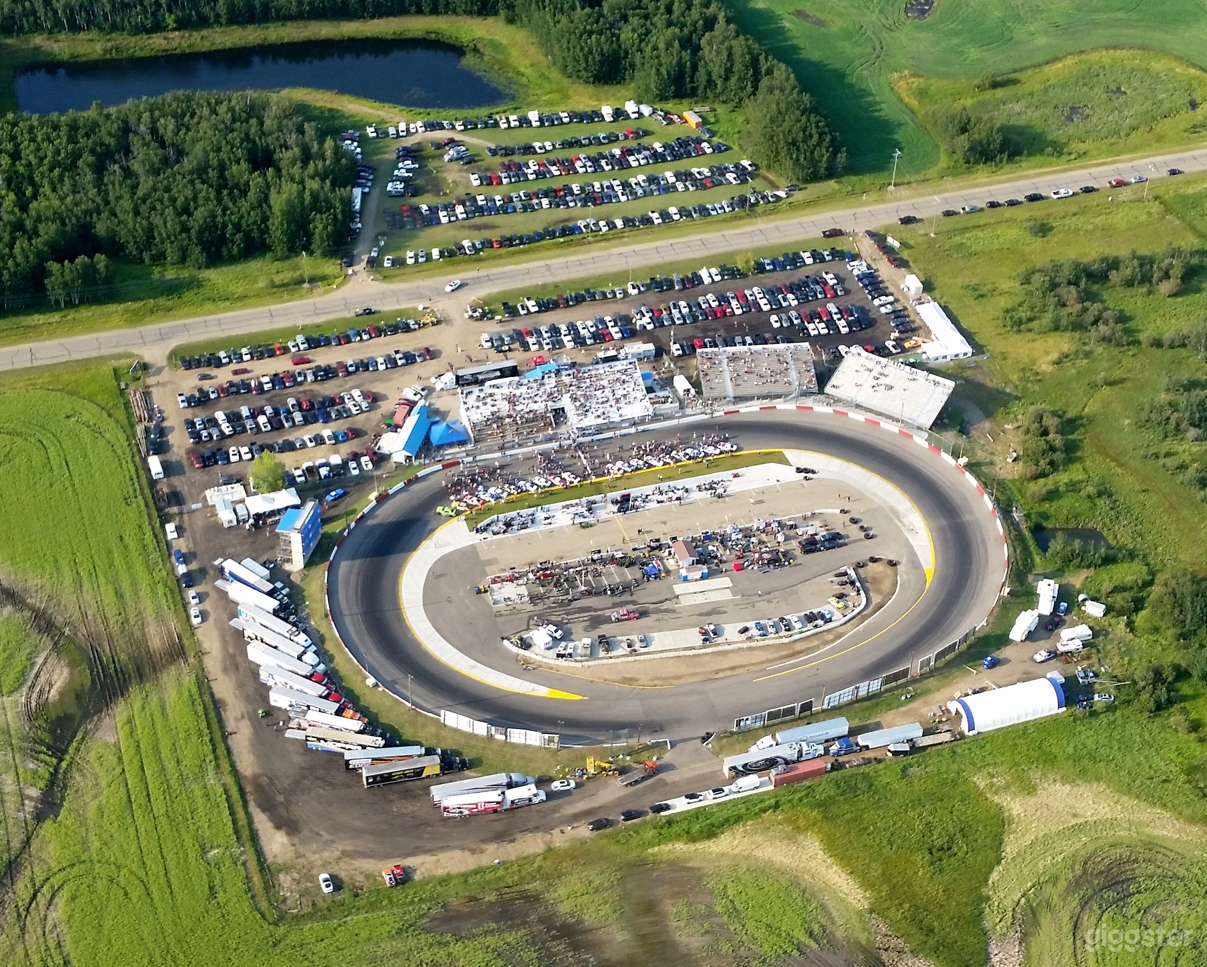 12 acres of stock car racing entertainment