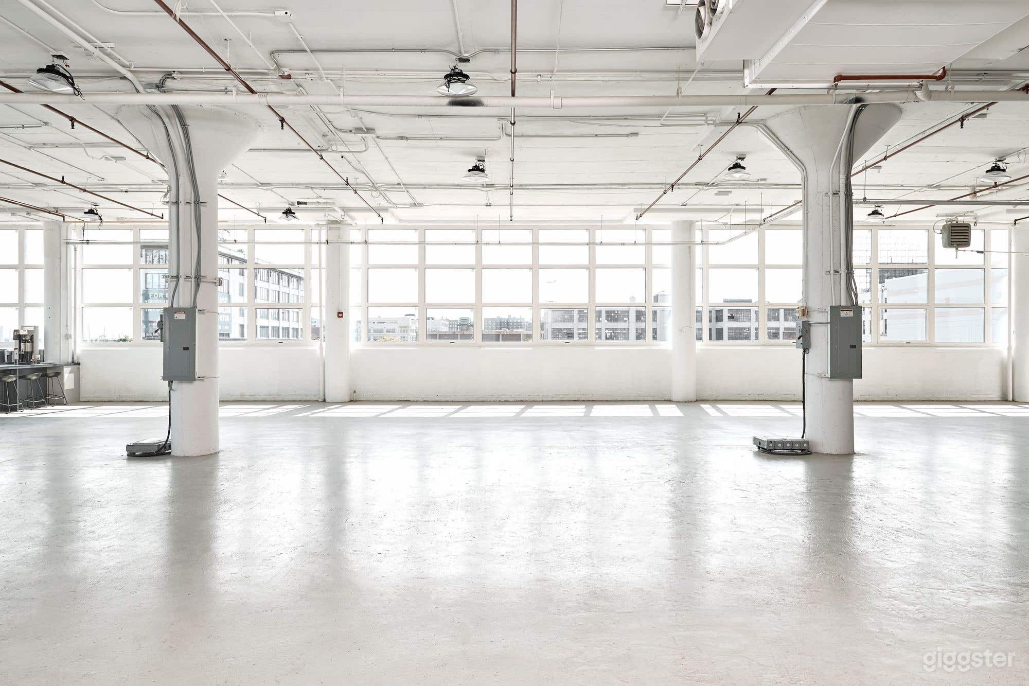 Studio B - East facing windows