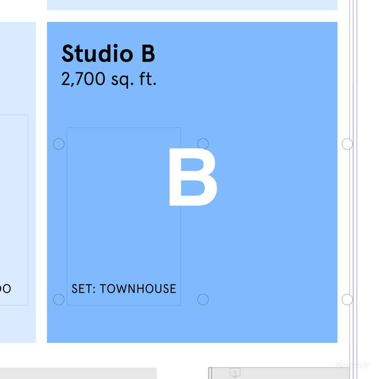  Studio B. *PLEASE NOTE: Set is no longer standing* 