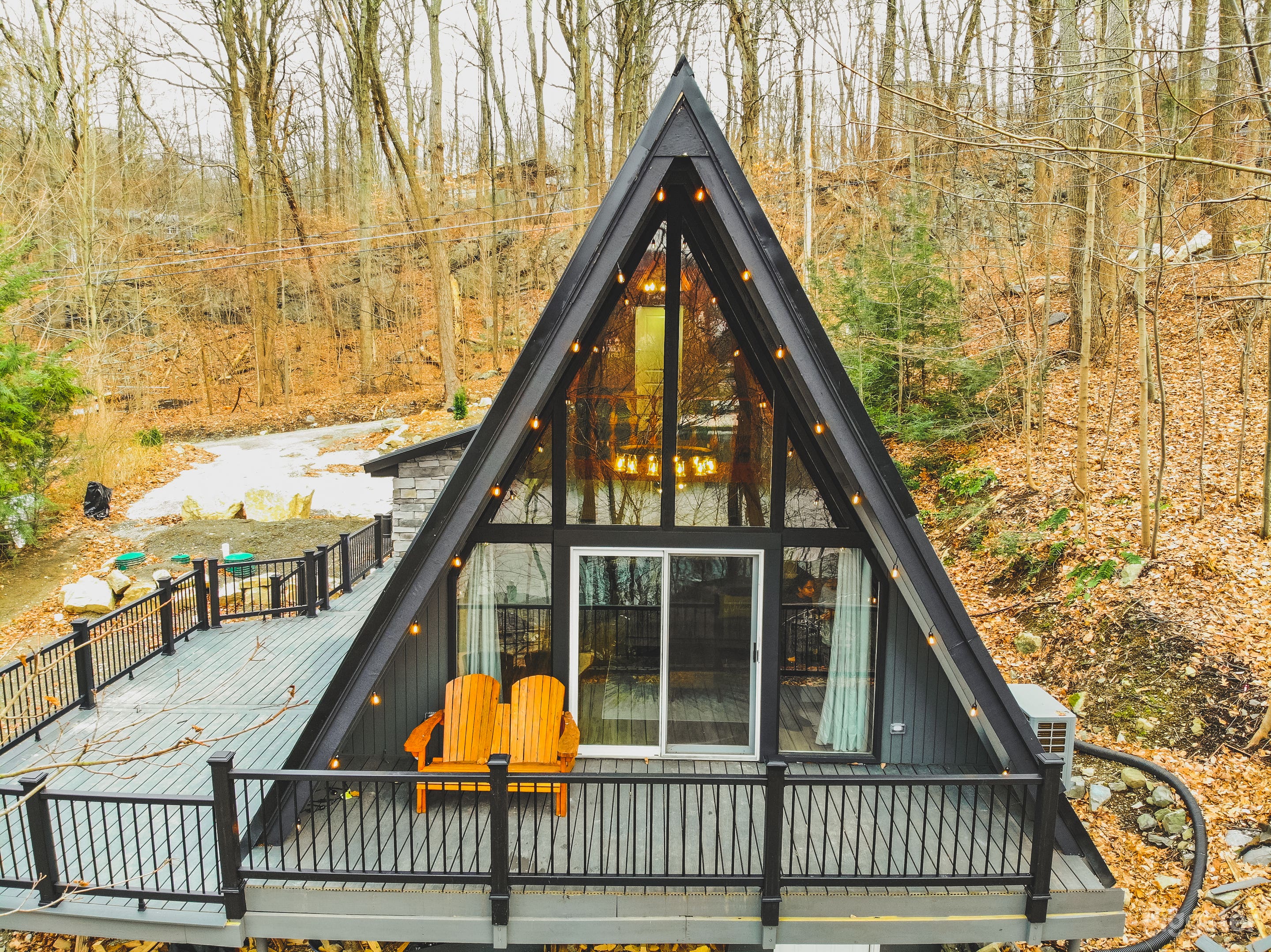 A-Frame Cabin with Fire Pit, Game Room, EV Charger Photo 1