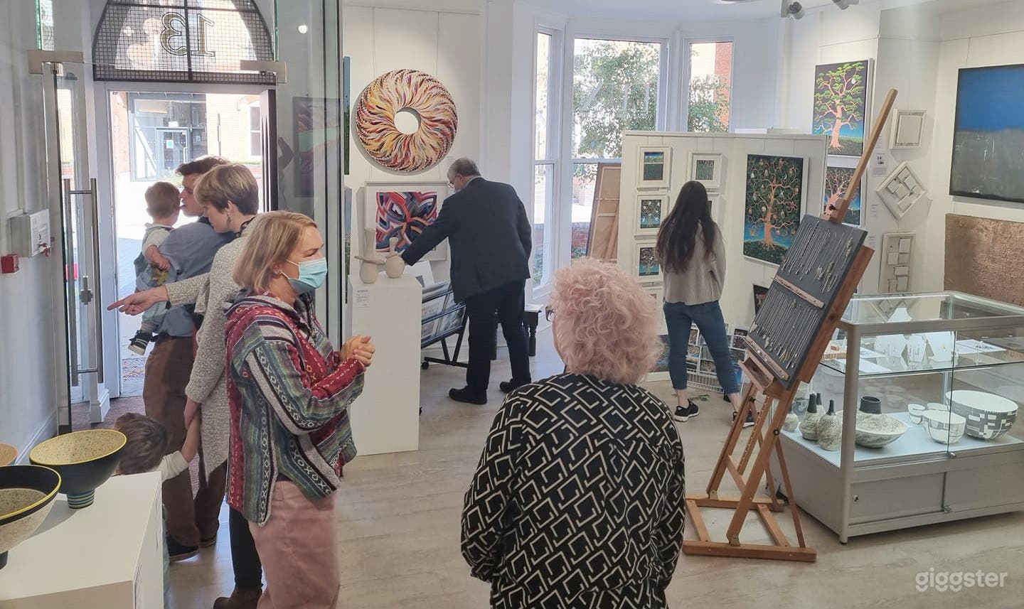 Participating in Birmingham Open Studios event, 2021