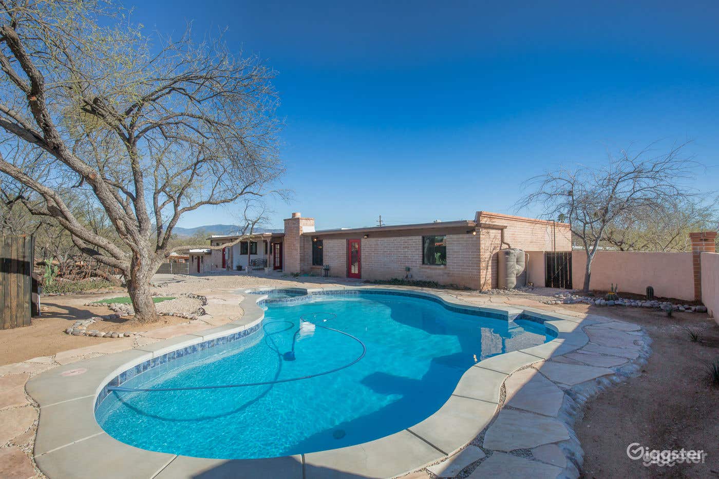 Rustic, Modern Pool in Tucson Photo 1