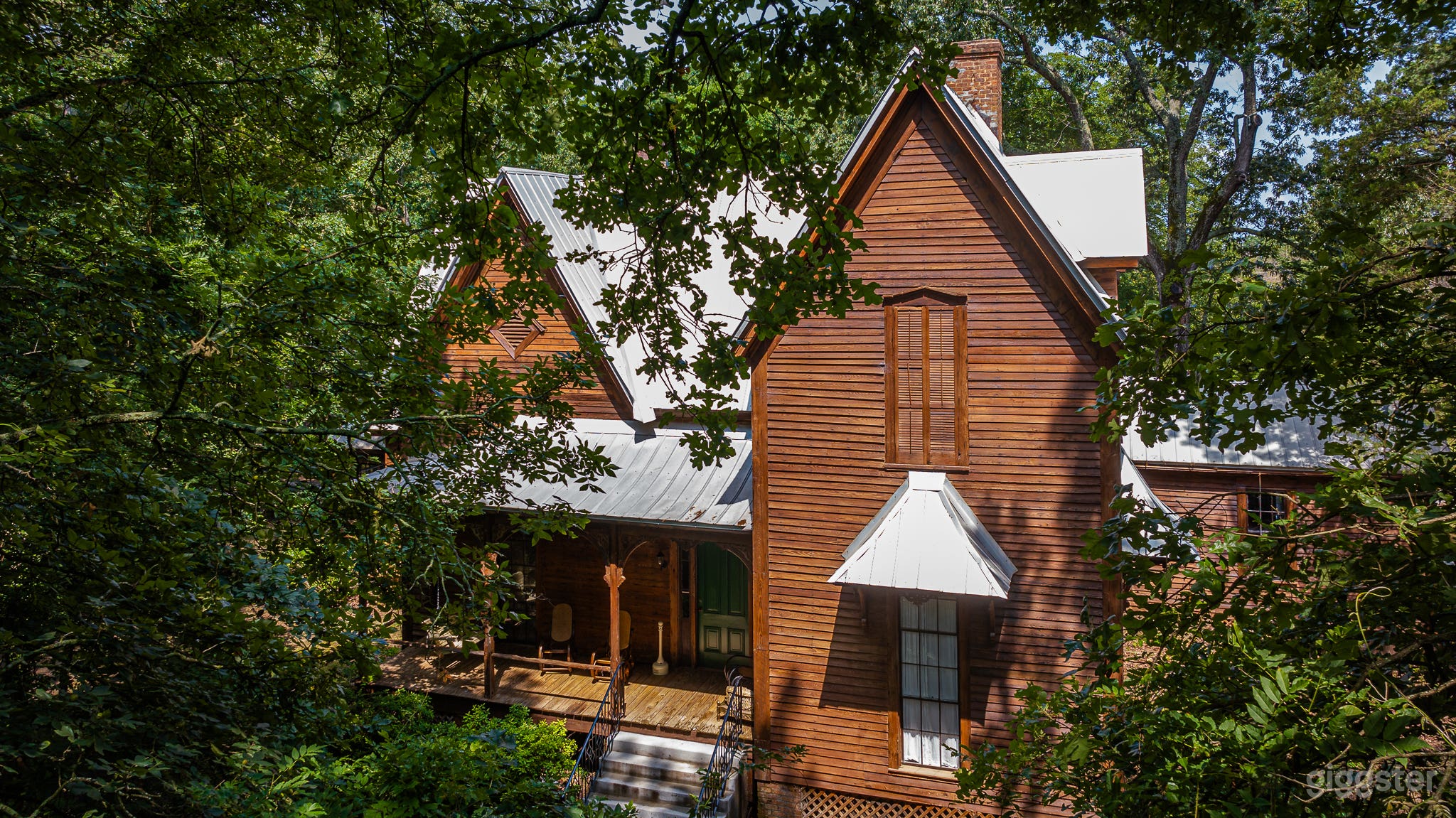 Drone of front of home