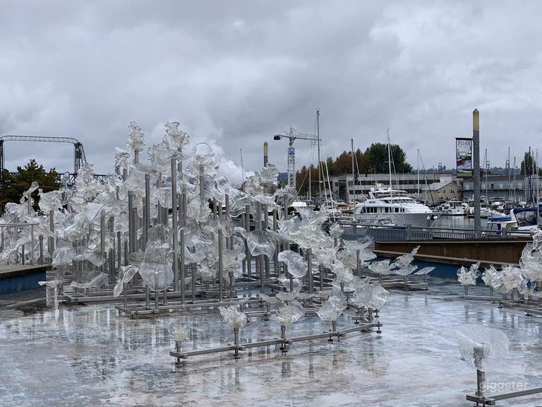  Mezzanine with Views from the City to Mt. Rainier 