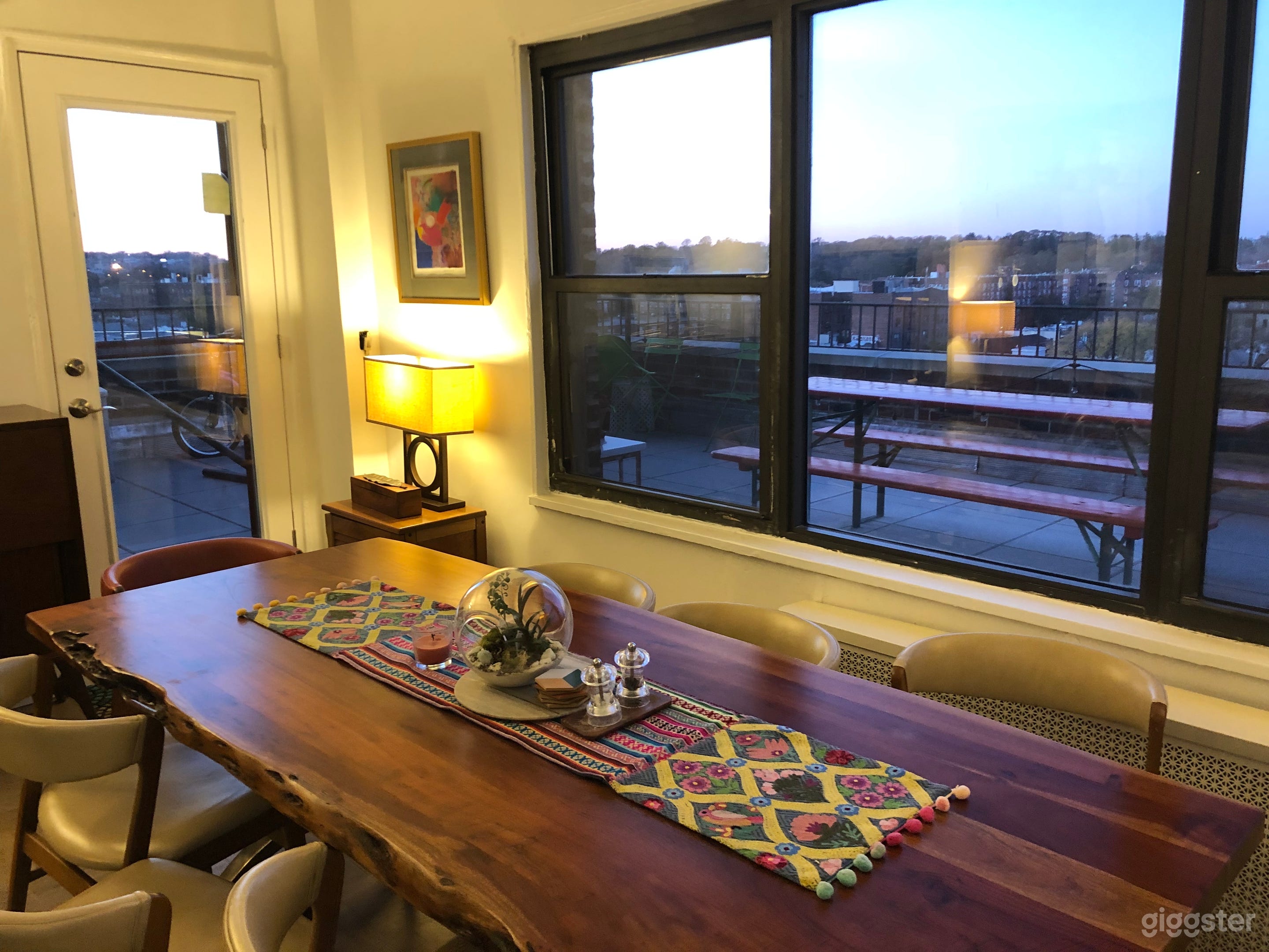 Windows and terrace glass door