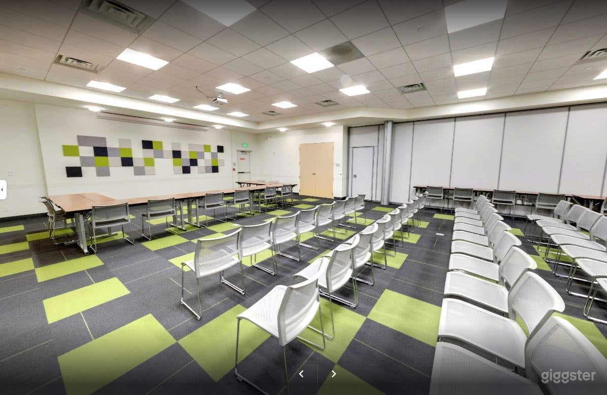 Green themed library meeting room in Jones Creek Branch Photo 2