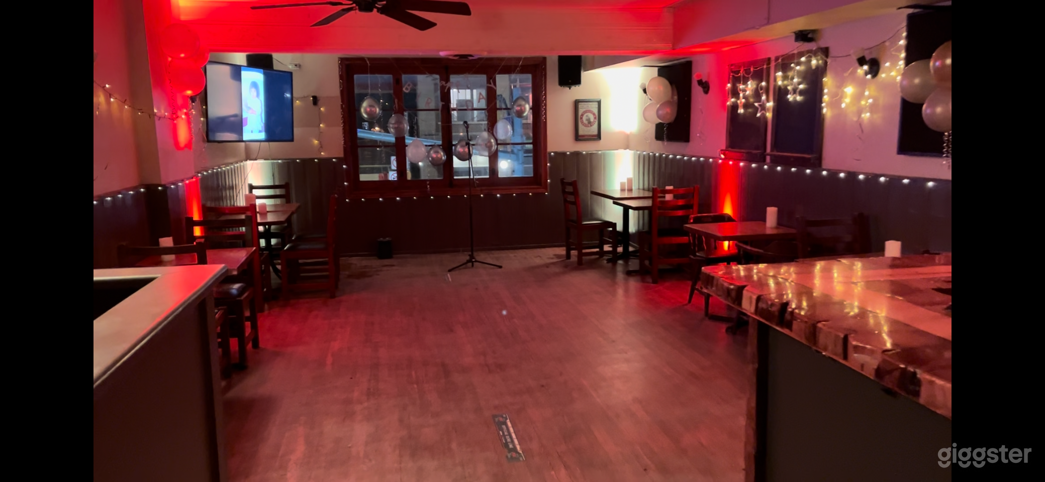 Select any colour lighting for your event!