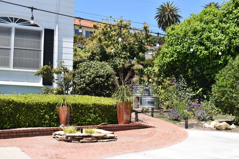  2 water features and hummingbird and butterfly garden 