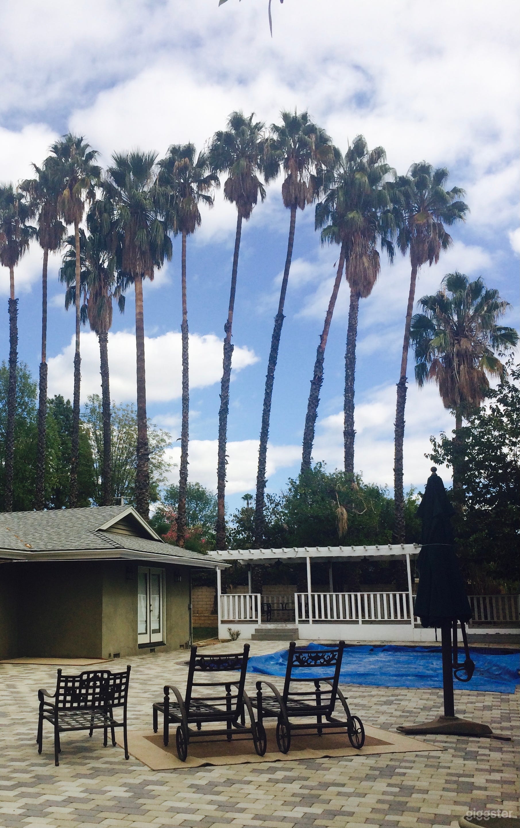 Outdoor Hawaii Inspired Oasis with Bamboo, Pool, and  BBQ Area Photo 2