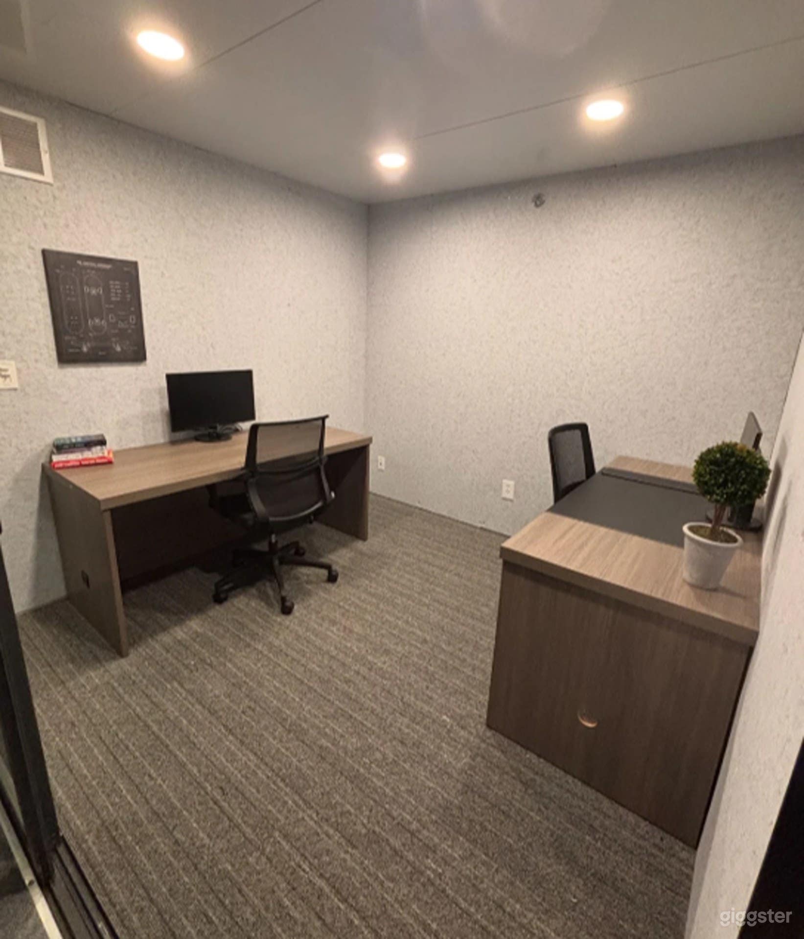 Private Shipping Container Style Office with Whiteboard Wall Photo 1