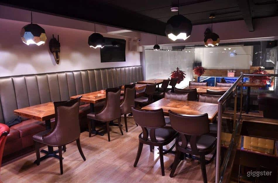 mezzanine private area seats 35