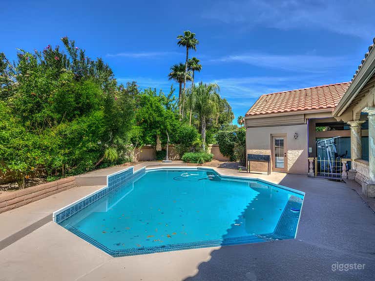 Picturesque Pool with Waterfall 