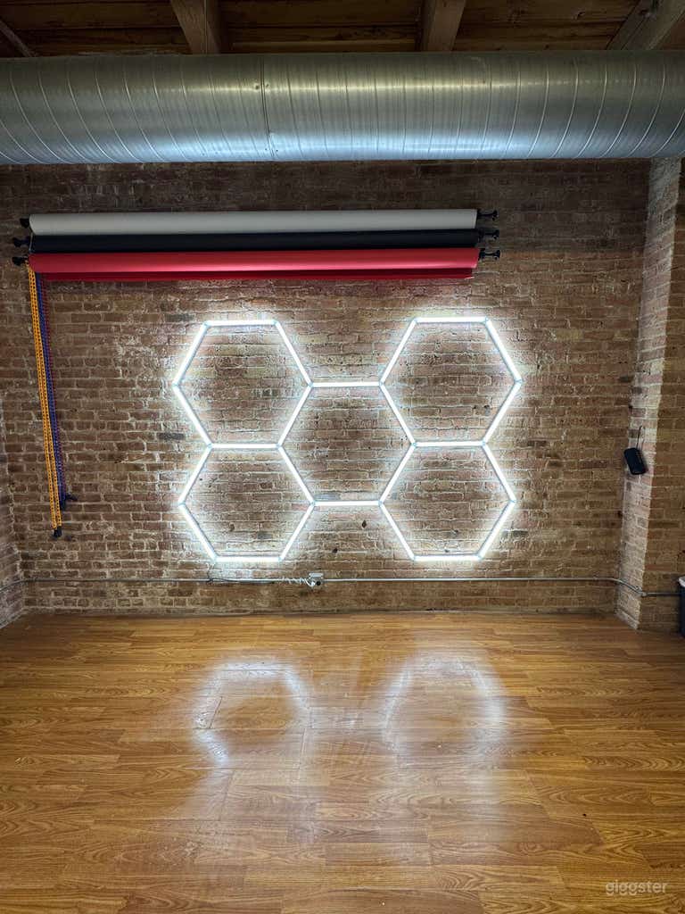  16ft Cyc Wall + Creative Sets & LED Light Wall 
