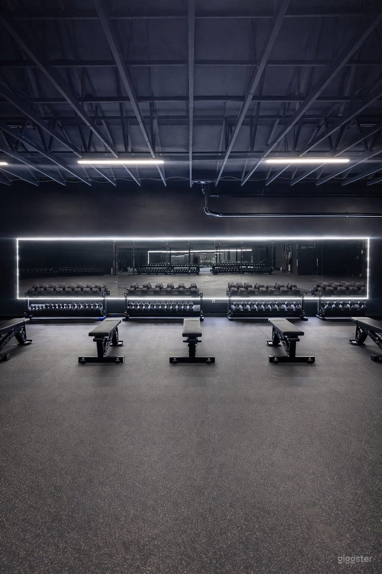  Gimnasio Moderno en el Centro con Equipamiento Premium 