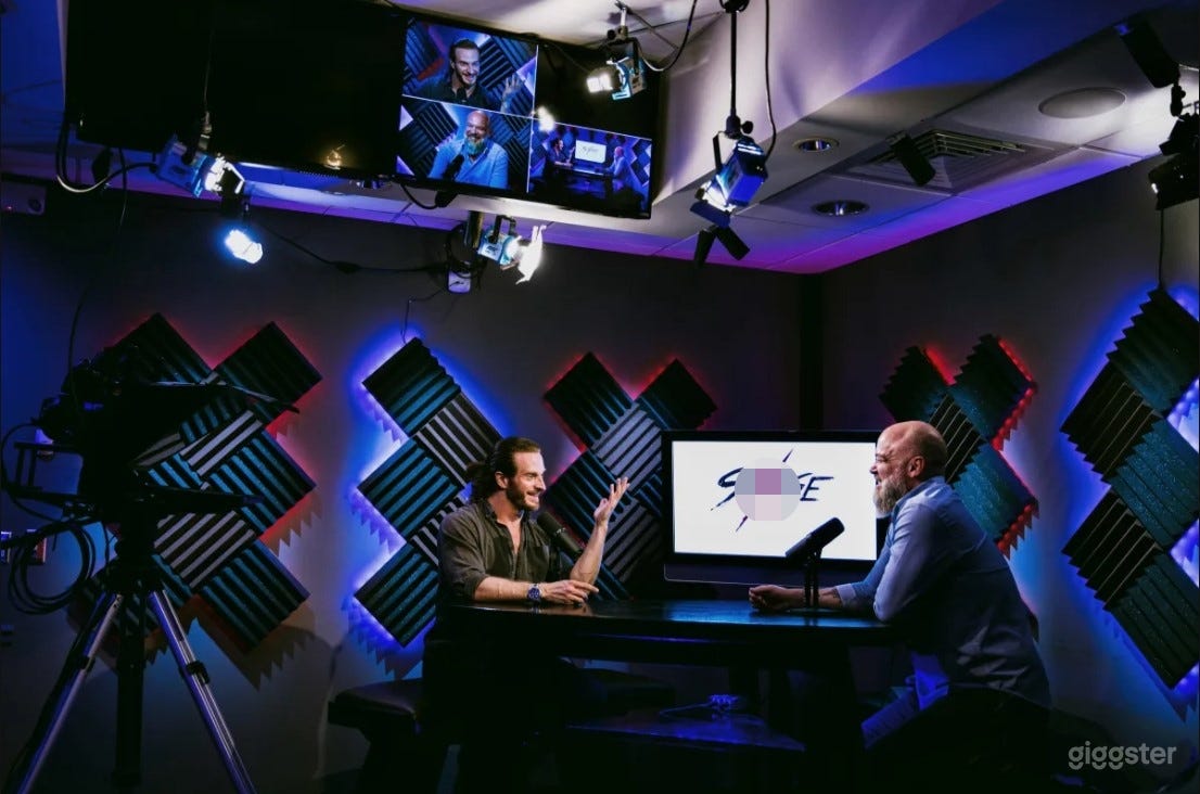 Podcasting Studio with Engineer and Cam Operator Photo 3