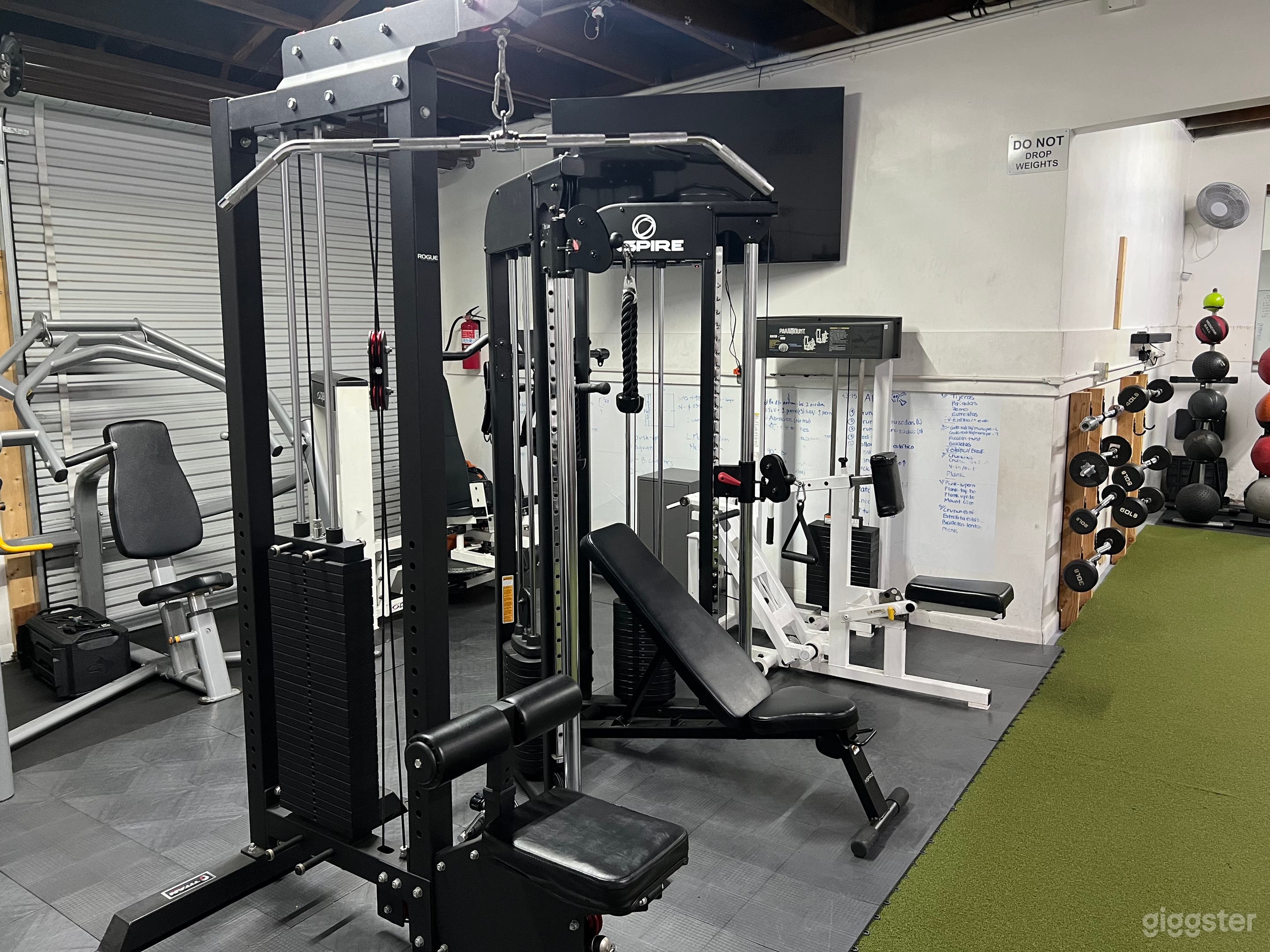 Upper body weight machines available