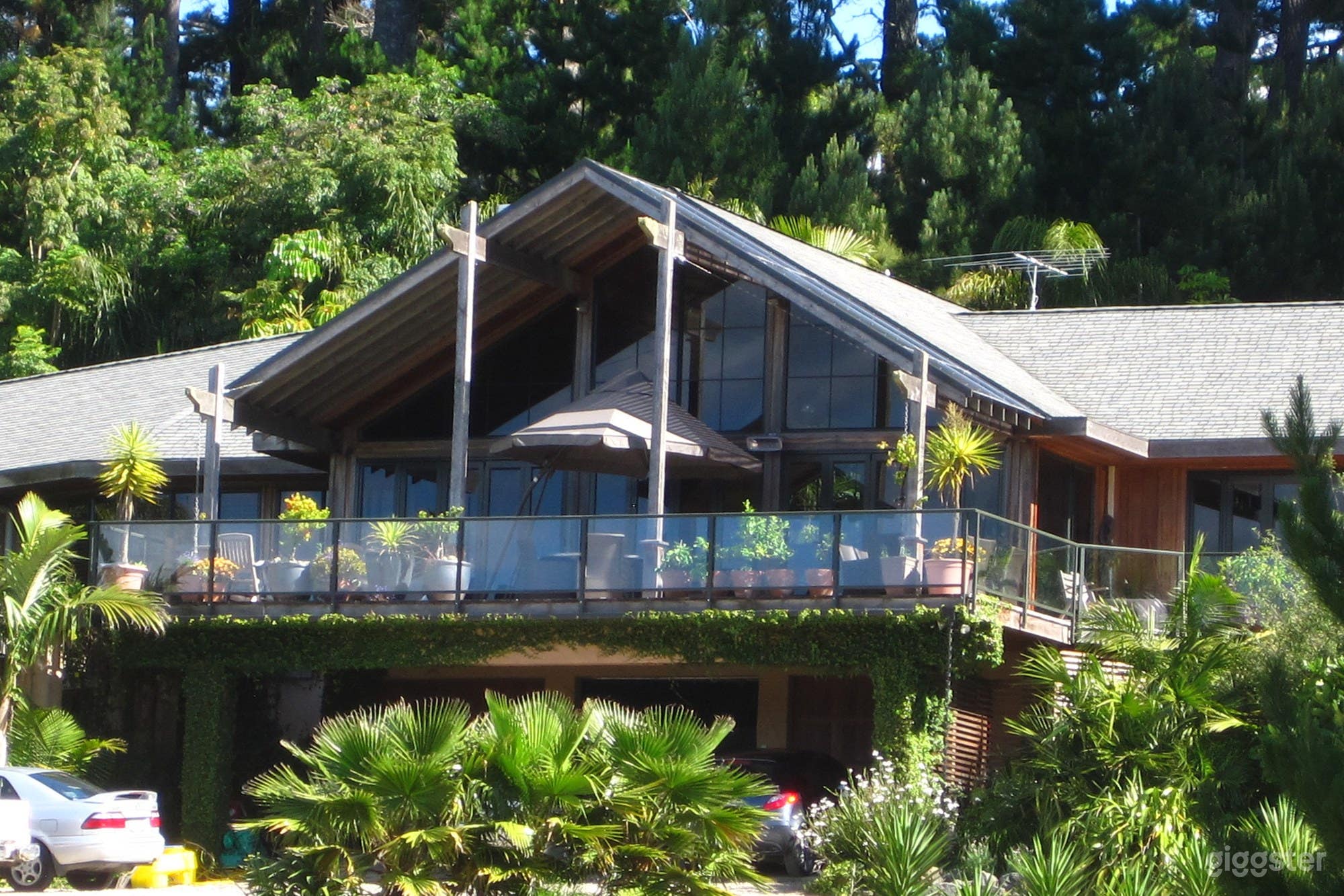 Cedar lodge in native bush on a golf course boundary Photo 1