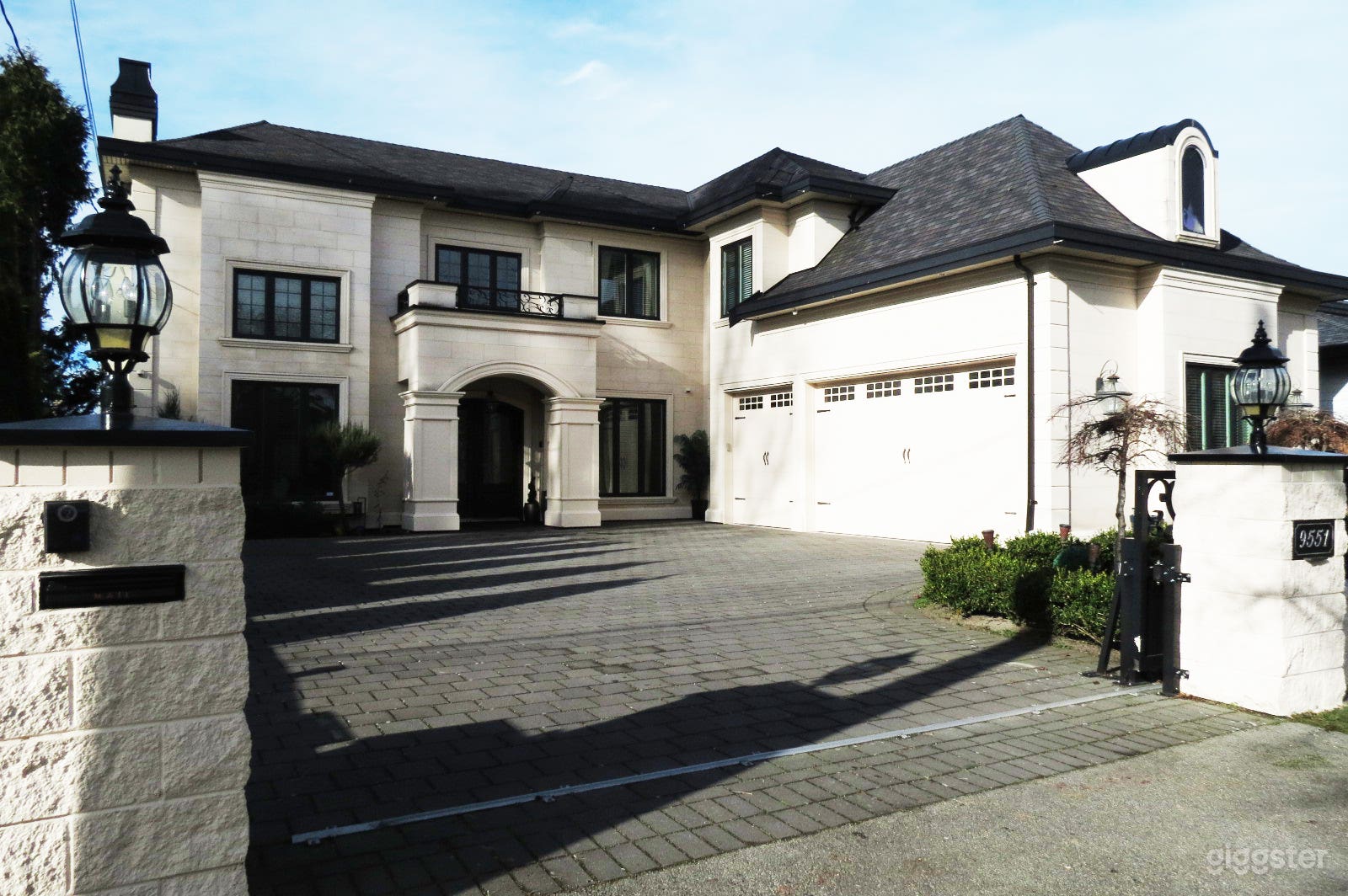 Front of House &amp; 3 Car Closed Garage