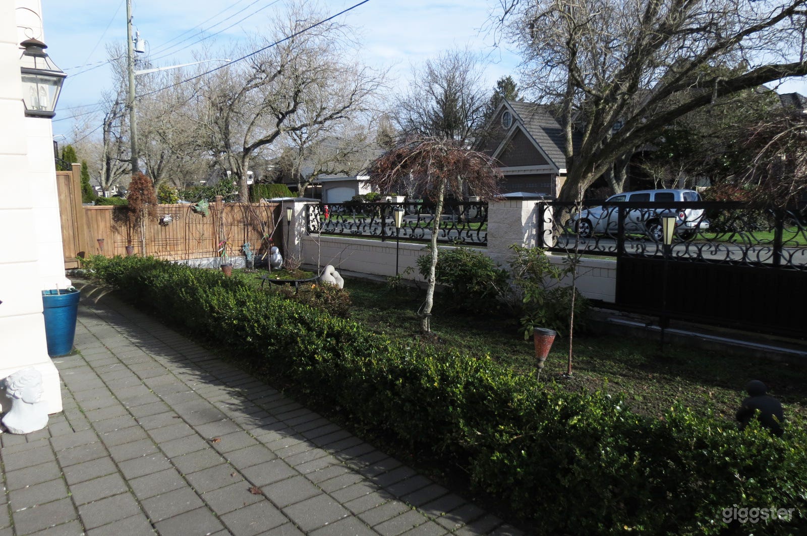 Front of House Garden where one can put a Beautiful Gazebo.