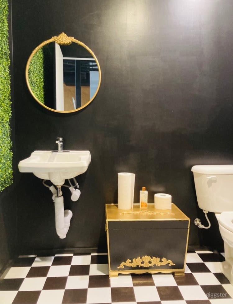 Bathroom also used for Dressing Room