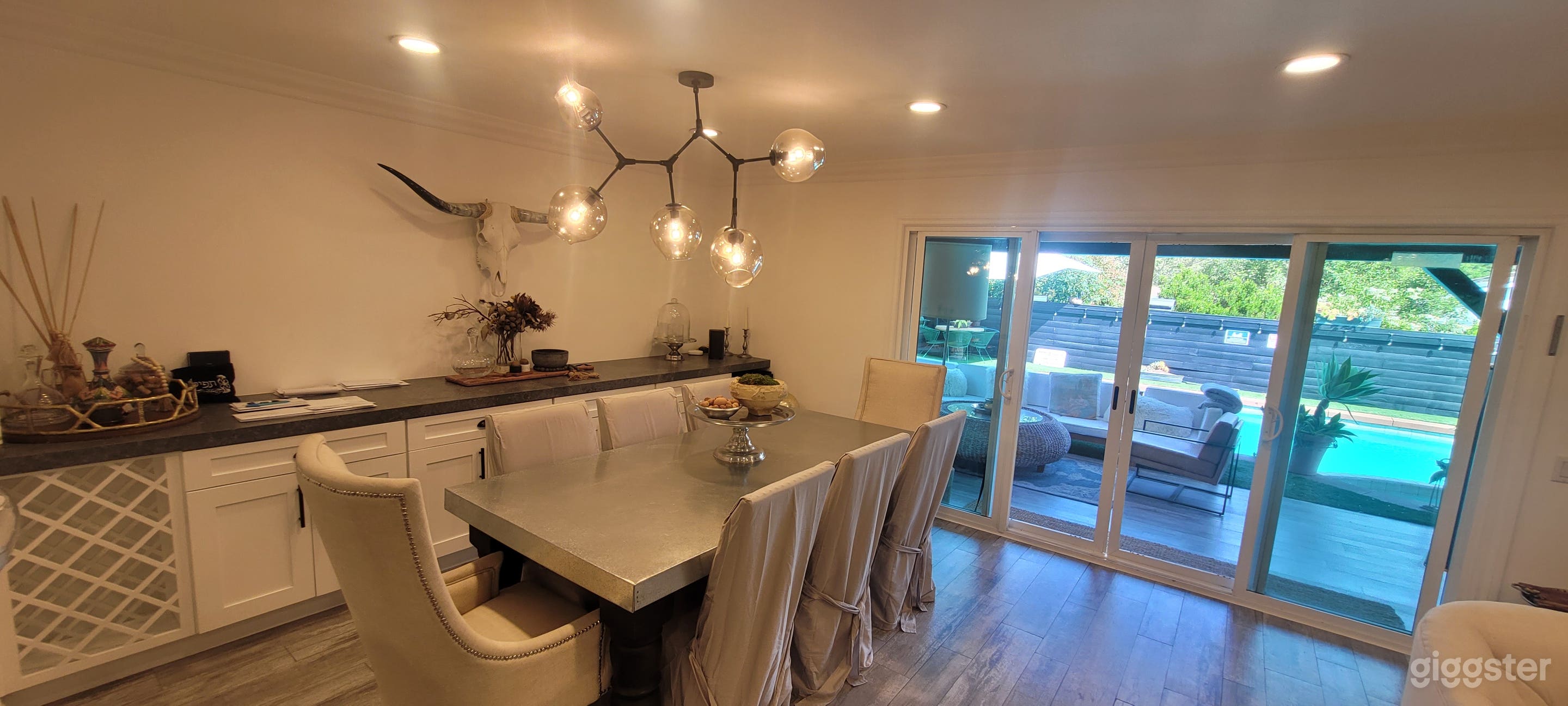 Attractive home with an open floor plan and pool. Photo 3