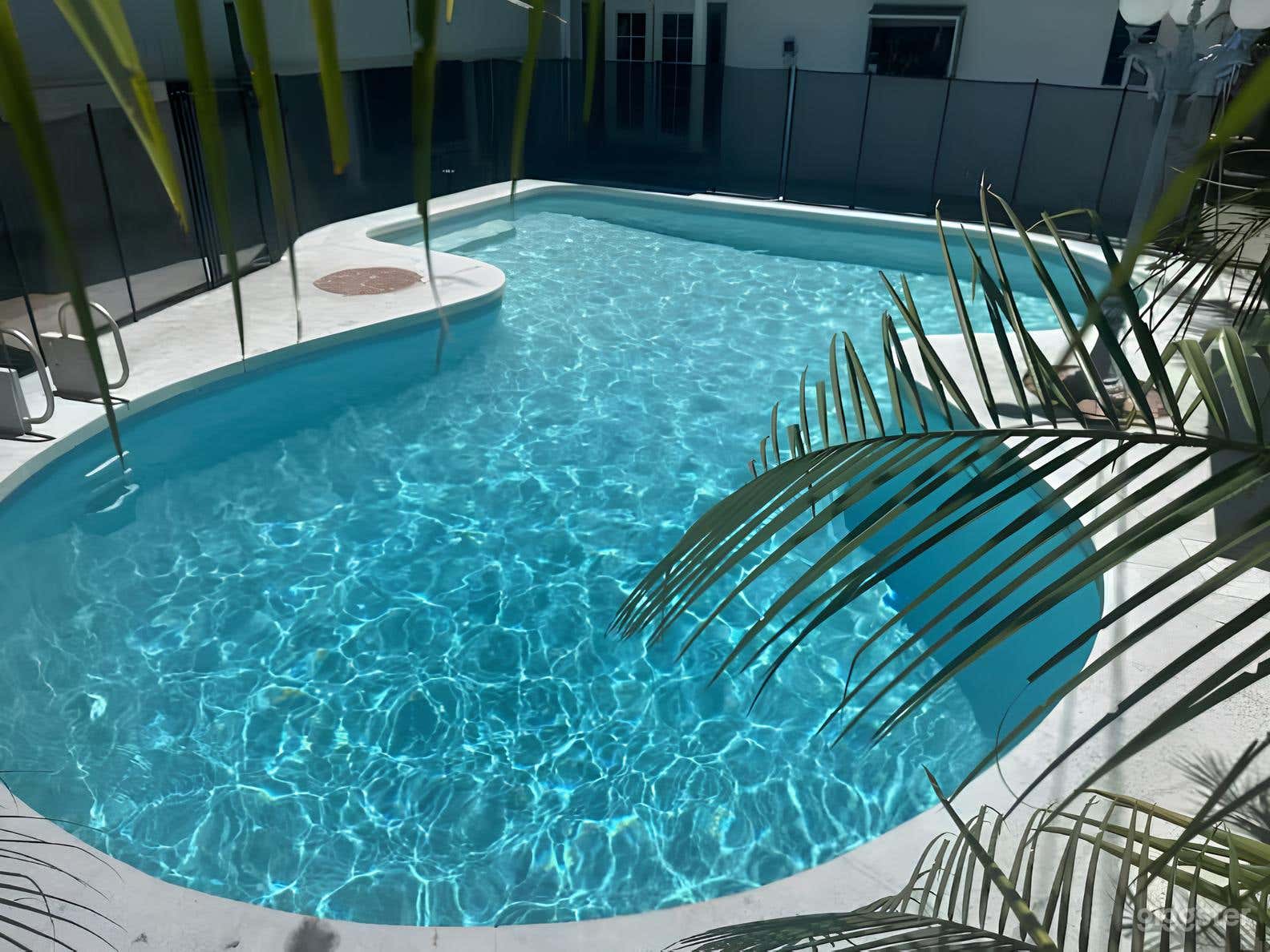 Exotic Salt Water Pool Paradise Photo 1