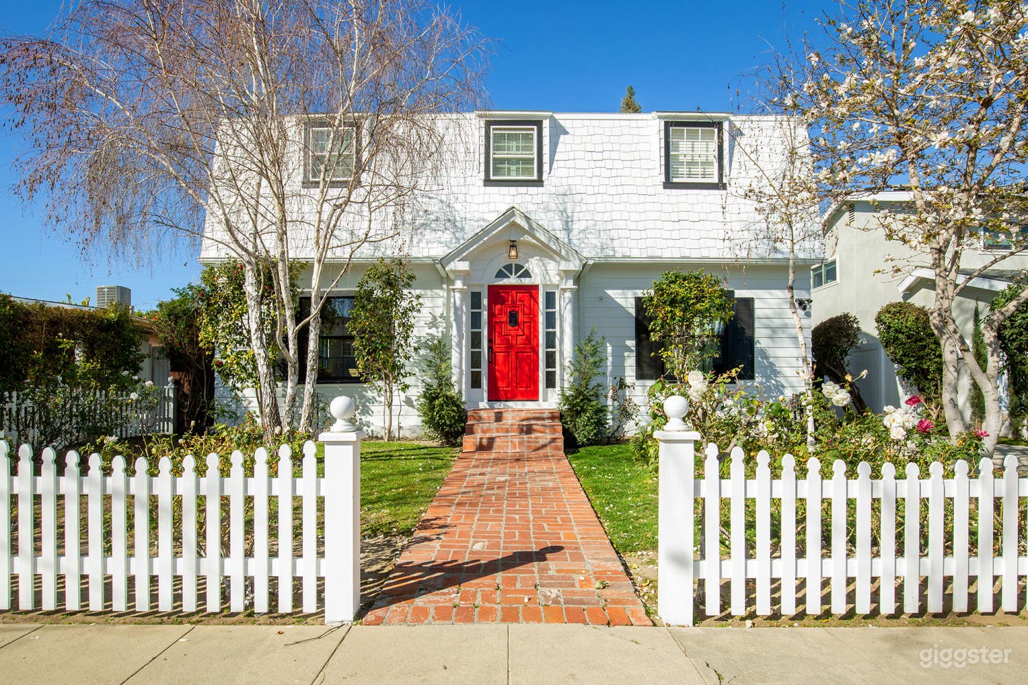 front, west view close up