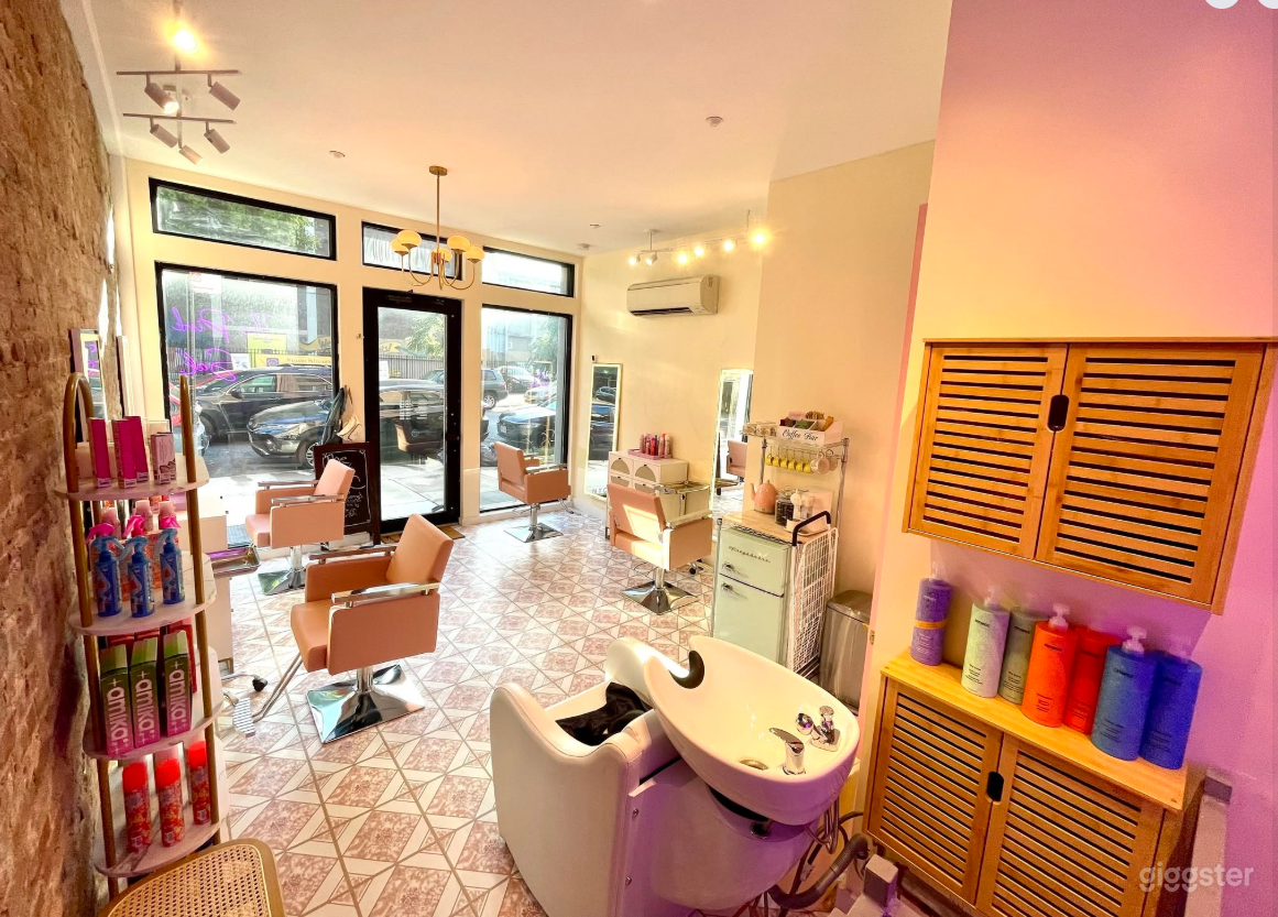 Chic Pink Salon for Shoots & Beauty Events Photo 2