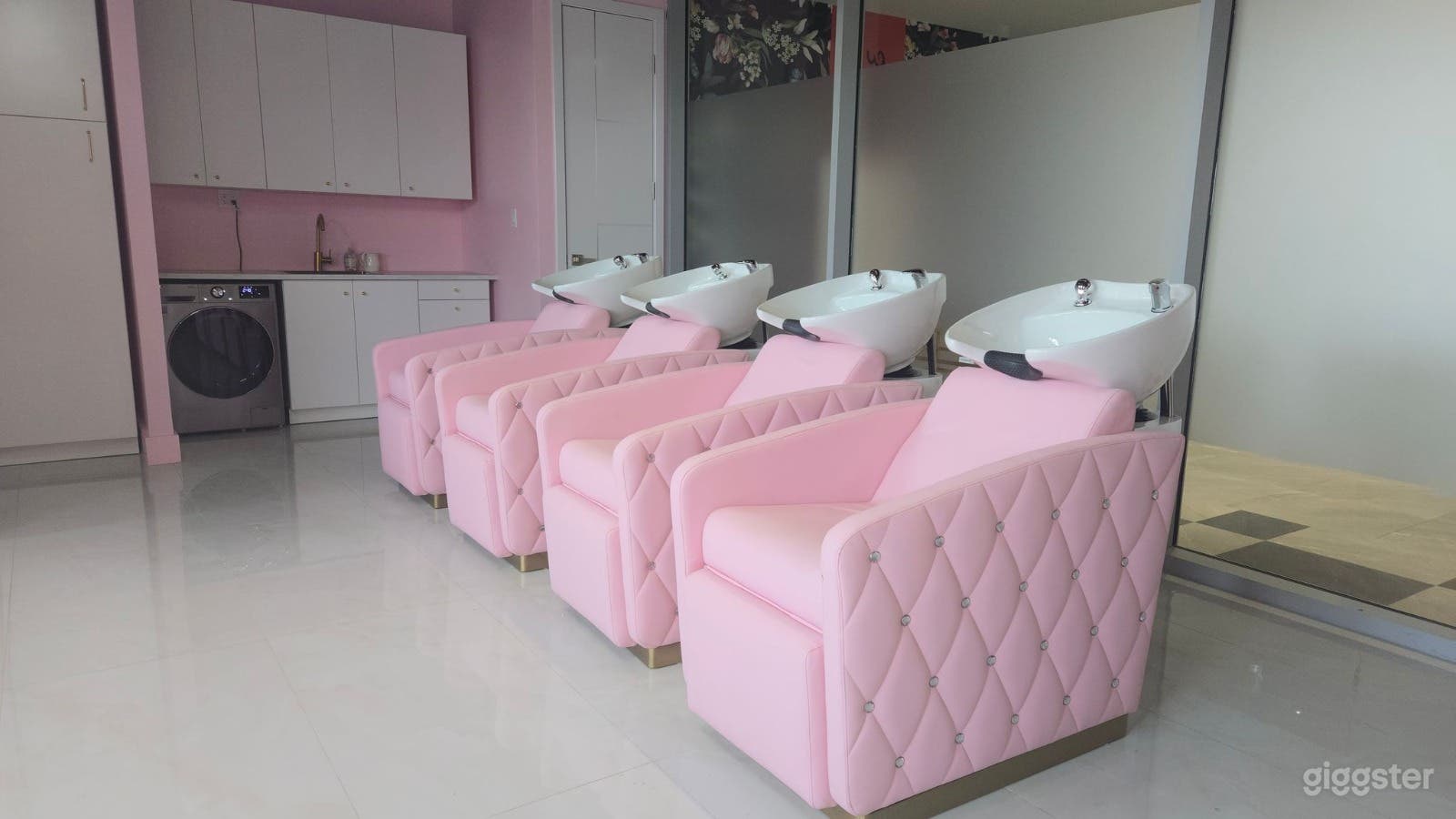 Chic Pink Salon for Shoots & Beauty Events Photo 4