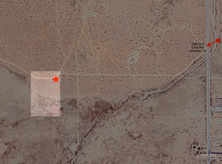  Dry Lake and Flat Desert with Mountain Views 