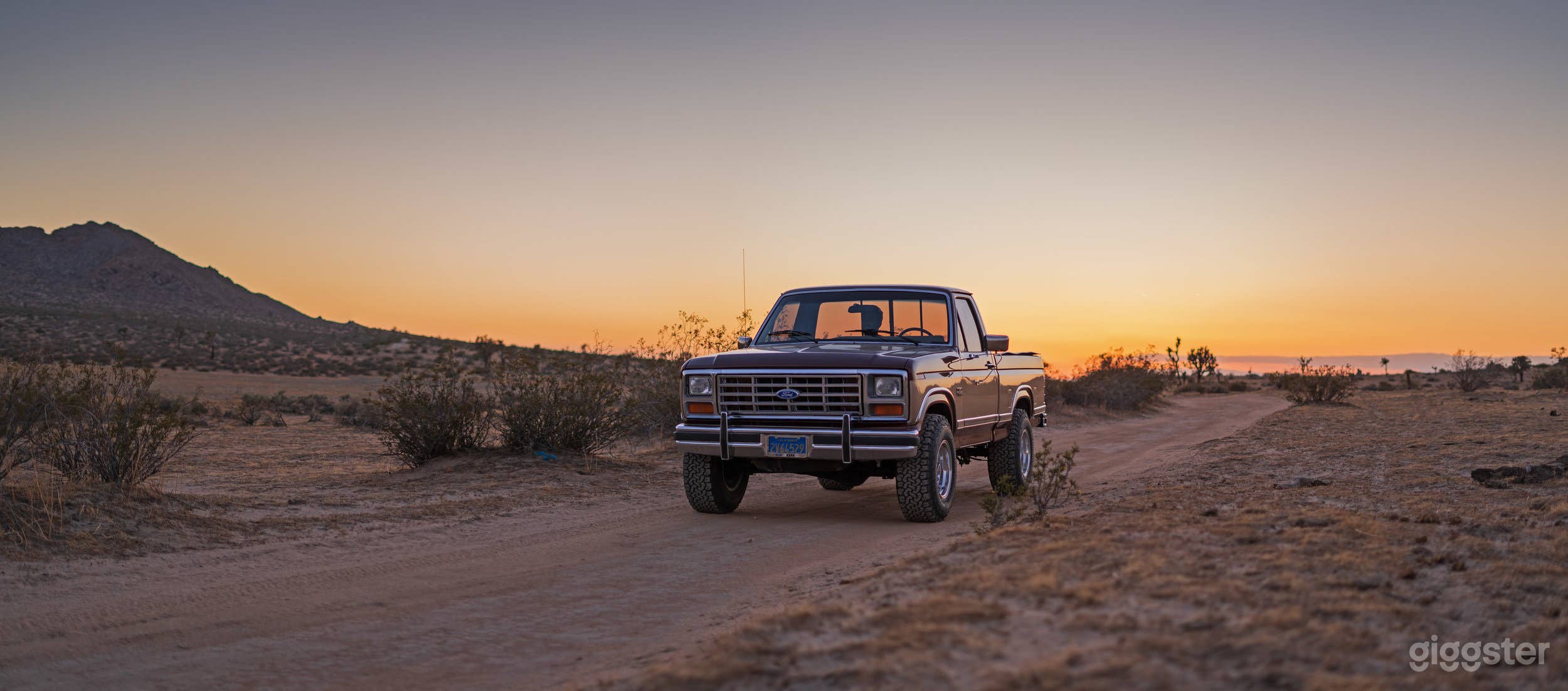 Dry Lake and Flat Desert with Mountain Views Photo 4