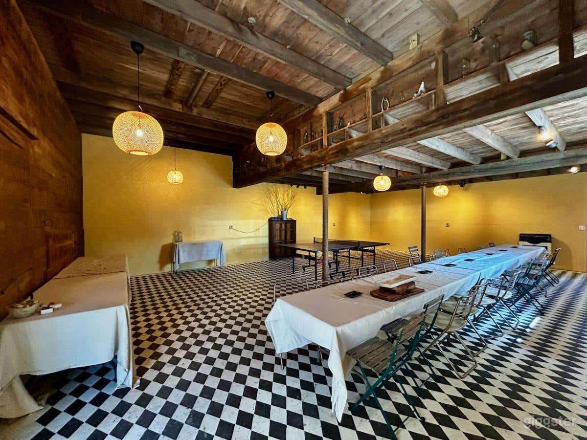 Interior of Barn / Event Space