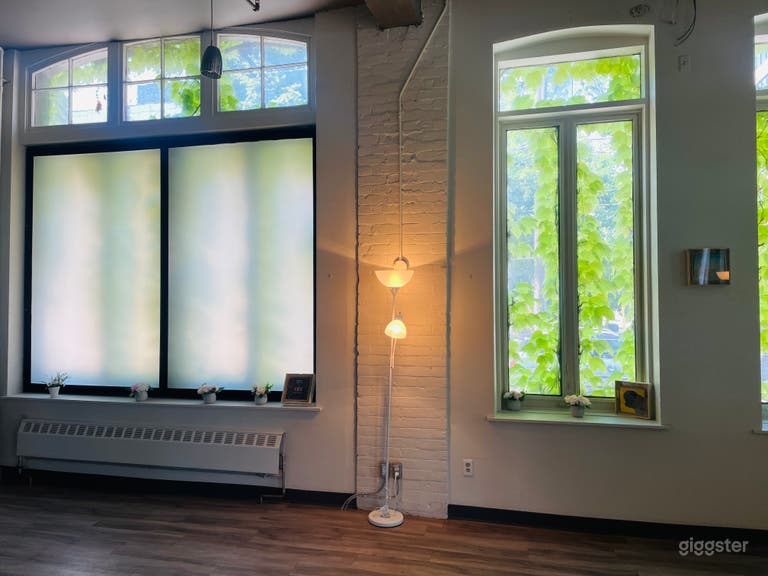  north wall (facing Liberty St.) 